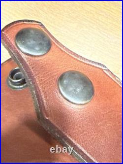 RLO Leather No Drill Harnessed Sling For Lever Action Rifle. 30-30 Rifle