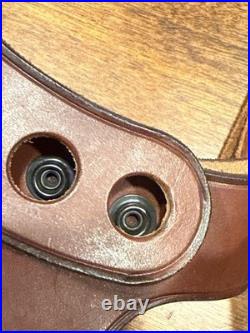 RLO Leather No Drill Harnessed Sling For Lever Action Rifle. 30-30 Rifle