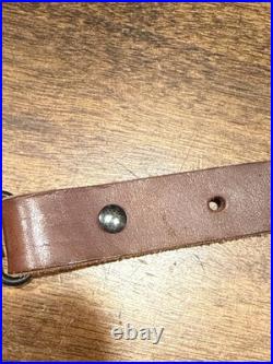 RLO Leather No Drill Harnessed Sling For Lever Action Rifle. 30-30 Rifle