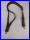 Rare-1800-s-Hunting-2-Point-Brown-Leather-Rifle-Sling-With-Metal-Swivels-1800s-01-wns