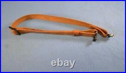 Rare Excellent Leather Savage Rifle Sling 1 Adjustable with Uncle Mike's Swivels