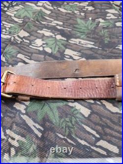 Rare Swiss K31 K11 Original Leather Rifle Sling No Markings