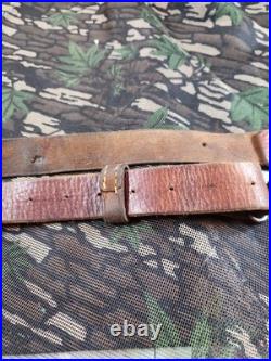 Rare Swiss K31 K11 Original Leather Rifle Sling No Markings Rare Swiss K31 K11 Original Leather Rifle Sling No Markings