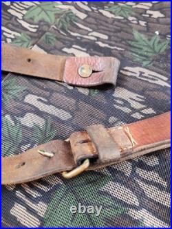 Rare Swiss K31 K11 Original Leather Rifle Sling No Markings