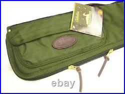 Rare Vintage Cabelas Canvas /Leather Shotgun Case Rifle Hunting 52 Filson Style