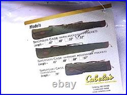 Rare Vintage Cabelas Canvas /Leather Shotgun Case Rifle Hunting 52 Filson Style Rare Vintage Cabelas Canvas /Leather Shotgun Case Rifle Hunting 52 Filson Style
