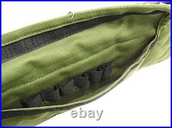 Rare Vintage Cabelas Canvas /Leather Shotgun Case Rifle Hunting 52 Filson Style
