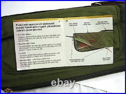 Rare Vintage Cabelas Canvas /Leather Shotgun Case Rifle Hunting 52 Filson Style