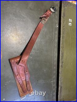 Rare Vintage George Lawrence Leather Target Rifle Shooting Sling. Size Large