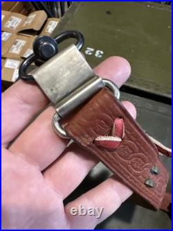 Rare Vintage George Lawrence Leather Target Rifle Shooting Sling. Size Large