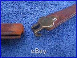 Rare Ww1 Original Us Military Springfield Rifle Leather Sling Made Ria In 1904
