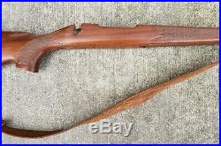 Remington 700 ADL Long Action Factory Hardwood Stock with Nice Leather Sling