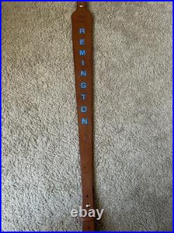 Remington Custom Leather Rifle Sling Hand Tooled And Made in the USA
