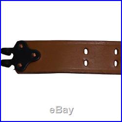 Repro US Springfield Rifle WWI 1907 Pattern Leather Sling Steel Fitting kF34512