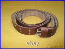 Reproduction Military Style Brown Leather Rifle Sling CS 1917