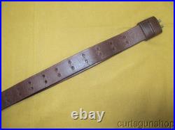 Reproduction Military Style Brown Leather Rifle Sling CS 1917