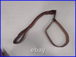 Reproduction RIA 1945 Springfield M1907 Rifle Leather Sling Military War Hunting