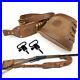 Retro-1-Set-Full-Leather-Gun-Recoil-Pad-Butt-with-Rifle-Shoulder-Sling-USA-Local-01-fusq