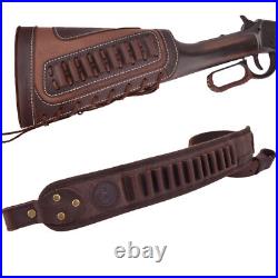 Rifle Buttstsock and Ammo Holder Sling Set for. 30-06.308.22LR. 17HMR. 223