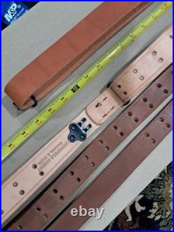 Rifle Leather Slings Lot of Three Quality Brands NWOTs