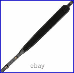 Rifle Shell Holder Bandolier Gun Sling for Shoulder Strap with Swivels Type Blac