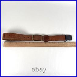 Rifle Shooting Leather Cuff and Sling by Al Freeland Rock Island IL 1940's VTG