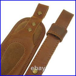 Rifle Sling Buffalo Hide Leather Sling with Swivels, Durable Gun Strap