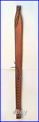 Rifle Sling Leather Adjustable 28 To 34