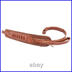 OP Original Power Leather & Canvas Rifle/Shotgun Sling With Shell Slots - 12GA .308 .30-30