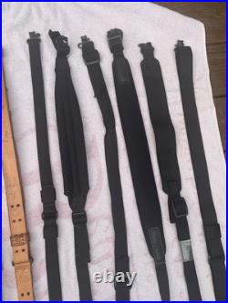 Rifle Sling Lot 9 Slings Leather- Nylon