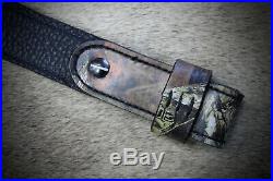 Rifle Sling, Seelye Leather Works, Camouflage Rifle Sling, Made in USA