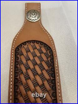 Rifle sling leather Custom