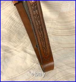 Rifle sportsman sling, leather sportsman sling, deer sling, strap, buck, hunt strap