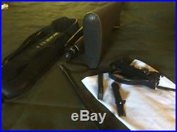 Rifle stock Remington model 742 with trigger complete, guard, leather sling, sights