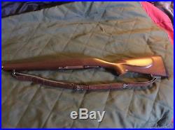 Rifle stock Ruger 77 MK ll long action with vintage BOYDS pad, leather sling