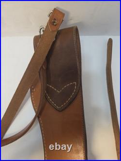 Rossi Ranch Gunleather Leather Holster Rig Ammo Loops shoulder strape Mares leg