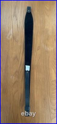 Ruger Leather Cobra Sling Black Embroidered Levy's Leather M77 10/22 PC9 Swivels