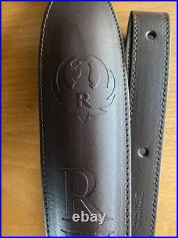 Ruger Leather Cobra Sling Dark Brown Padded Embossed M77 10/22 Mini 14 PC9 OEM