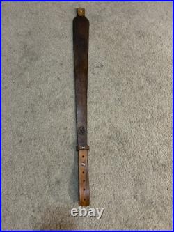 SAVAGE Custom Leather Rifle Sling Hand Tooled And Made in the USA