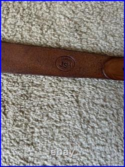 SAVAGE Custom Leather Rifle Sling Hand Tooled And Made in the USA