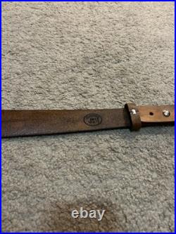 SAVAGE Custom Leather Rifle Sling Hand Tooled And Made in the USA