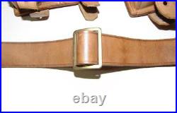 SET Mosin-Nagant German reparations leather rifle sling+pouch ammo 2 pcs