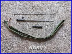 SKS Rifle Bayonet, Single-Tab Leather Sling, Cleaning Rod, & 5 PC Cleaning Kit