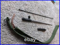 SKS Rifle Bayonet, Single-Tab Leather Sling, Cleaning Rod, & 5 PC Cleaning Kit