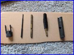 SKS Rifle Bayonet, Single-Tab Leather Sling, Cleaning Rod, & 5 PC Cleaning Kit