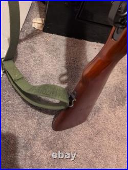 SKS Rifle Bayonet, Single-Tab Leather Sling, Cleaning Rod, & 5 PC Cleaning Kit