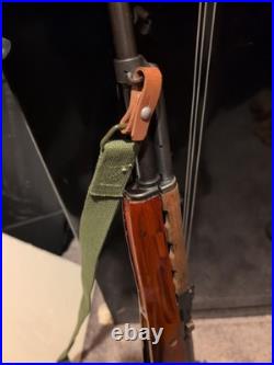SKS Rifle Bayonet, Single-Tab Leather Sling, Cleaning Rod, & 5 PC Cleaning Kit
