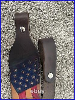 Savoy Leather We The People Rifle Sling Leather