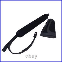 Set of Leather Gun Buttstock with Ammo Carry Sling for. 22MAG. 30-30 12GA. 30-06