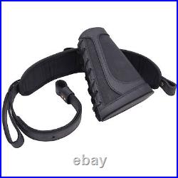 Set of Leather Gun Buttstock with Ammo Sling Straps for. 357.308 12GA. 22MAG. 45-70